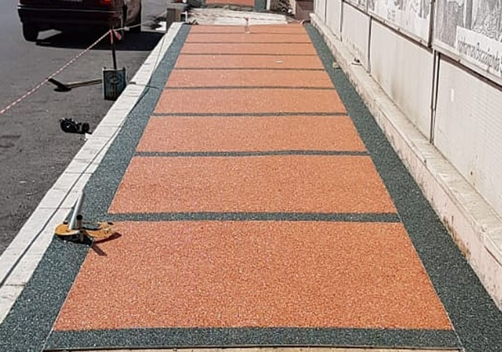 Taş Halı - Stone Carpet - Epoksi Halı - Terrazzo - PU Zemin Kaplama - EPDM Zemin Kaplama